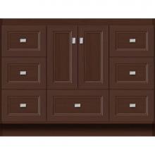 Strasser Woodenwork 16.791 - 42 X 21 X 32 Montlake Vanity Ogee Miter Choc Oak Sb