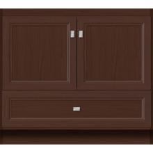 Strasser Woodenwork 16.815 - 36 X 21 X 32 Montlake Vanity Ogee Miter Choc Oak Std