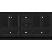 Strasser Woodenwork 17.011 - 60 X 21 X 32 Montlake Vanity Ogee Miter Midnight Oak Db