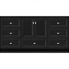 Strasser Woodenwork 17.037 - 60 X 21 X 32 Montlake Vanity Ogee Miter Midnight Oak Sb