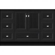 Strasser Woodenwork 17.014 - 48 X 18 X 32 Montlake Vanity Ogee Miter Midnight Oak Sb