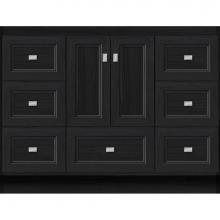 Strasser Woodenwork 17.015 - 42 X 21 X 32 Montlake Vanity Ogee Miter Midnight Oak Sb