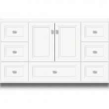 Strasser Woodenwork 15.706 - 48 X 18 X 32 Montlake Vanity Ogee Miter Sat White Sb