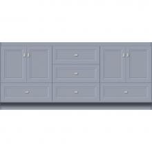 Strasser Woodenwork 17.266 - 72 X 18 X 32 Montlake Vanity Ogee Miter Sat Silver Db