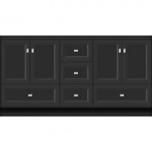 Strasser Woodenwork 16.037 - 60 X 21 X 32 Montlake Vanity Ogee Miter Sat Black Db