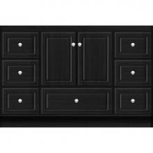 Strasser Woodenwork 16.854 - 48 X 18 X 32 Montlake Vanity Ultra Midnight Oak Sb