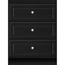 Strasser Woodenwork 16.871 - 24 X 18 X 32 Montlake Drawer Bank Ultra Midnight Oak