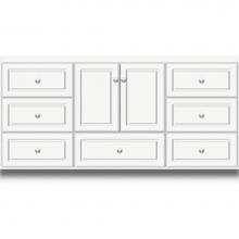 Strasser Woodenwork 11.334 - 60 X 18 X 32 Montlake Vanity Ultra Sat White Sb