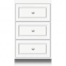 Strasser Woodenwork 11.341 - 18 X 21 X 32 Montlake Drawer Bank Ultra Sat White
