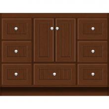 Strasser Woodenwork 16.442 - 42 X 18 X 32 Montlake Vanity Beaded Pecan Cherry Sb