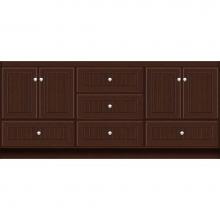 Strasser Woodenwork 15.489 - 72 X 18 X 32 Montlake Vanity Beaded Choc Cherry Db