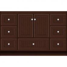 Strasser Woodenwork 12.321 - 48 X 18 X 32 Montlake Vanity Beaded Choc Cherry Sb