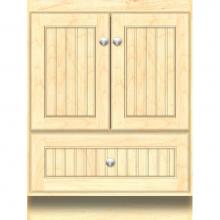 Strasser Woodenwork 12.264 - 24 X 21 X 32 Montlake Vanity Beaded Nat Maple Std