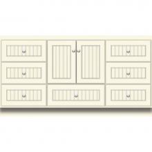 Strasser Woodenwork 12.172 - 60 X 21 X 32 Montlake Vanity Beaded Sat Biscuit Sb