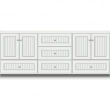 Strasser Woodenwork 17.452 - 72 X 18 X 32 Montlake Vanity Beaded Powder Grey Db