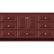 Strasser Woodenwork 14.252 - 60 X 18 X 32 Montlake Vanity Classic Miter Dk Cherry Sb