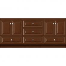 Strasser Woodenwork 16.559 - 72 X 21 X 32 Montlake Vanity Classic Miter Pecan Cherry Db