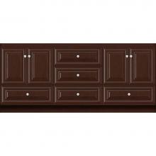 Strasser Woodenwork 15.656 - 72 X 18 X 32 Montlake Vanity Classic Miter Choc Cherry Db