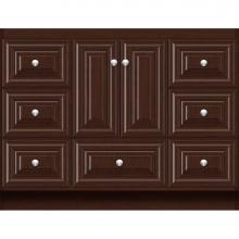 Strasser Woodenwork 14.167 - 42 X 21 X 32 Montlake Vanity Classic Miter Choc Cherry Sb