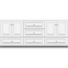 Strasser Woodenwork 15.646 - 72 X 18 X 32 Montlake Vanity Classic Miter Sat White Db