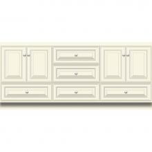 Strasser Woodenwork 15.653 - 72 X 21 X 32 Montlake Vanity Classic Miter Sat Biscuit Db