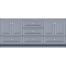 Strasser Woodenwork 17.231 - 72 X 21 X 32 Montlake Vanity Classic Miter Sat Silver Db
