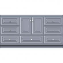 Strasser Woodenwork 17.191 - 60 X 21 X 32 Montlake Vanity Classic Miter Sat Silver Sb
