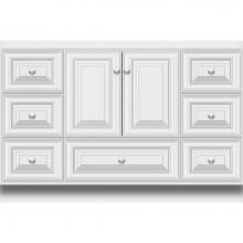 Strasser Woodenwork 17.392 - 48 X 18 X 32 Montlake Vanity Classic Miter Powder Grey Sb