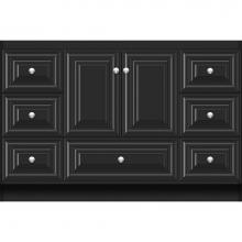 Strasser Woodenwork 14.953 - 48 X 18 X 32 Montlake Vanity Classic Miter Sat Black Sb