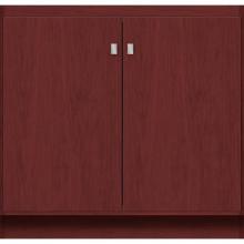 Strasser Woodenwork 24.852 - 36 X 21 X 34.5 Montlake View Vanity Slab Dk Cherry Std