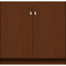 Strasser Woodenwork 24.367 - 36 X 18 X 34.5 Montlake View Vanity Slab Pecan Cherry Std