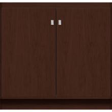 Strasser Woodenwork 24.810 - 36 X 21 X 34.5 Montlake View Vanity Slab Choc Cherry Std