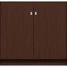 Strasser Woodenwork 24.821 - 36 X 18 X 34.5 Montlake View Vanity Slab Choc Oak Std