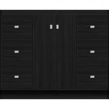 Strasser Woodenwork 29.497 - 42 X 21 X 34.5 Montlake View Vanity Slab Midnight Oak Sb