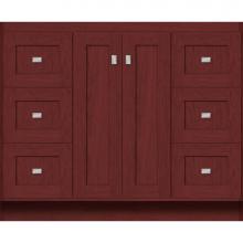 Strasser Woodenwork 29.614 - 42 X 18 X 34.5 Montlake View Vanity Shaker Dk Cherry Sb