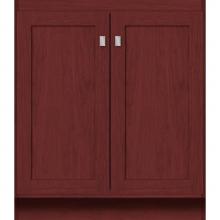 Strasser Woodenwork 27.971 - 30 X 18 X 34.5 Montlake View Vanity Shaker Dk Cherry Std