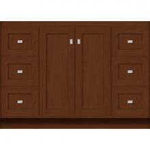 Strasser Woodenwork 29.306 - 48 X 21 X 34.5 Montlake View Vanity Shaker Pecan Cherry Sb