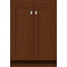 Strasser Woodenwork 28.093 - 24 X 18 X 34.5 Montlake View Vanity Shaker Pecan Cherry Std