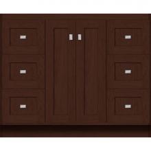 Strasser Woodenwork 29.516 - 42 X 21 X 34.5 Montlake View Vanity Shaker Choc Cherry Sb