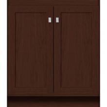 Strasser Woodenwork 28.151 - 30 X 18 X 34.5 Montlake View Vanity Shaker Choc Cherry Std