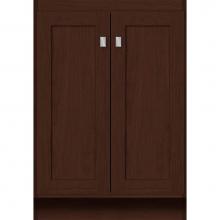 Strasser Woodenwork 28.152 - 24 X 21 X 34.5 Montlake View Vanity Shaker Choc Cherry Std