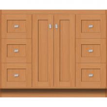 Strasser Woodenwork 28.268 - 42 X 21 X 34.5 Montlake View Vanity Shaker Nat Oak Sb