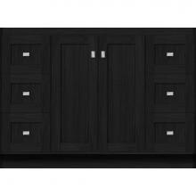 Strasser Woodenwork 29.411 - 48 X 18 X 34.5 Montlake View Vanity Shaker Midnight Oak Sb