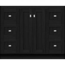 Strasser Woodenwork 29.613 - 42 X 18 X 34.5 Montlake View Vanity Shaker Midnight Oak Sb