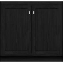 Strasser Woodenwork 26.043 - 36 X 18 X 34.5 Montlake View Vanity Shaker Midnight Oak Std