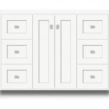 Strasser Woodenwork 29.504 - 42 X 21 X 34.5 Montlake View Vanity Shaker Sat White Sb