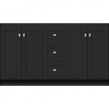 Strasser Woodenwork 28.933 - 60 X 21 X 34.5 Montlake View Vanity Shaker Sat Black Db