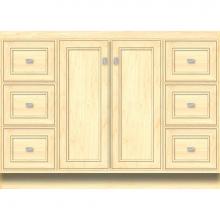 Strasser Woodenwork 27.935 - 48 X 18 X 34.5 Montlake View Vanity Deco Miter Nat Maple Sb