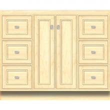 Strasser Woodenwork 27.931 - 42 X 21 X 34.5 Montlake View Vanity Deco Miter Nat Maple Sb