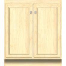 Strasser Woodenwork 28.832 - 30 X 18 X 34.5 Montlake View Vanity Deco Miter Nat Maple Std
